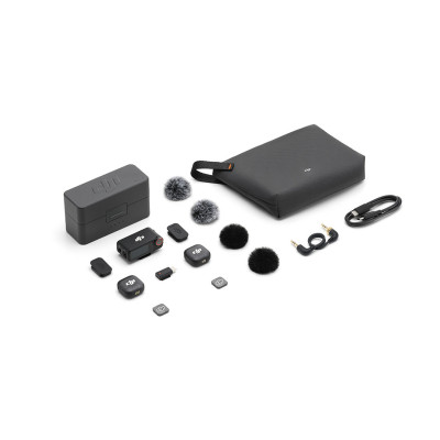 Micro DJI Mic 3 (2 TX + 1 RX + Estuche de carga)