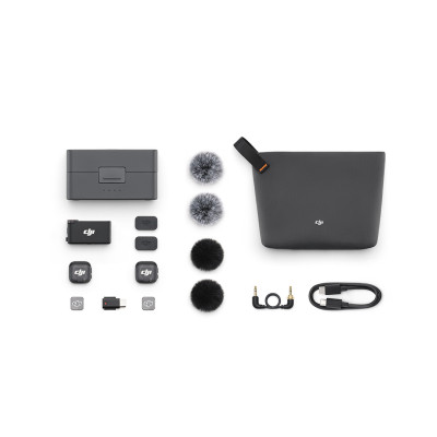 Micro DJI Mic 3 (2 TX + 1 RX + Estuche de carga)