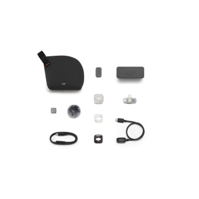 Micro DJI Mic Mini 2S (1 TX + 1 Mobile RX + Estuche de carga)