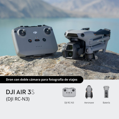 Dron DJI Air 3S Fly More Combo (RC-N3) (Zero Shot GRADO C)